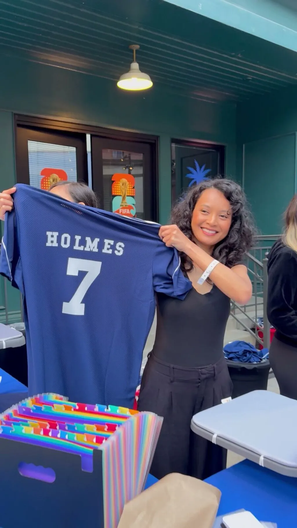 Personalized apparel experience with event guests